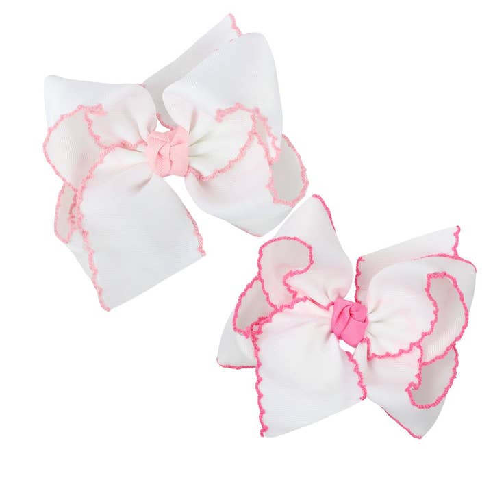 Beyond Creations, LLC - Wholesale Hair Bow - Kids - CROCHET EDGE BOWS