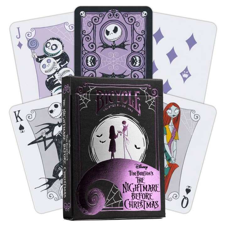 Cardshouse - Vendita all'ingrosso Carte da gioco - Carte da gioco Bicycle Disney Nightmare Before Christmas