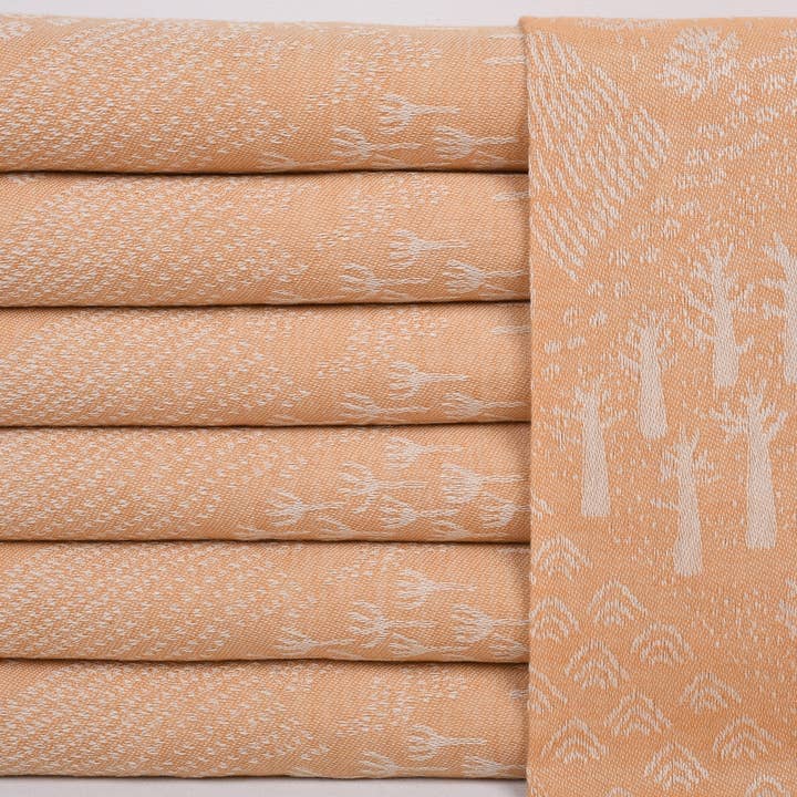 Personligt viskestykke, unikt sennepsfarvet håndklæde med mønstre for engroshandel hos Organic Turkish Towels