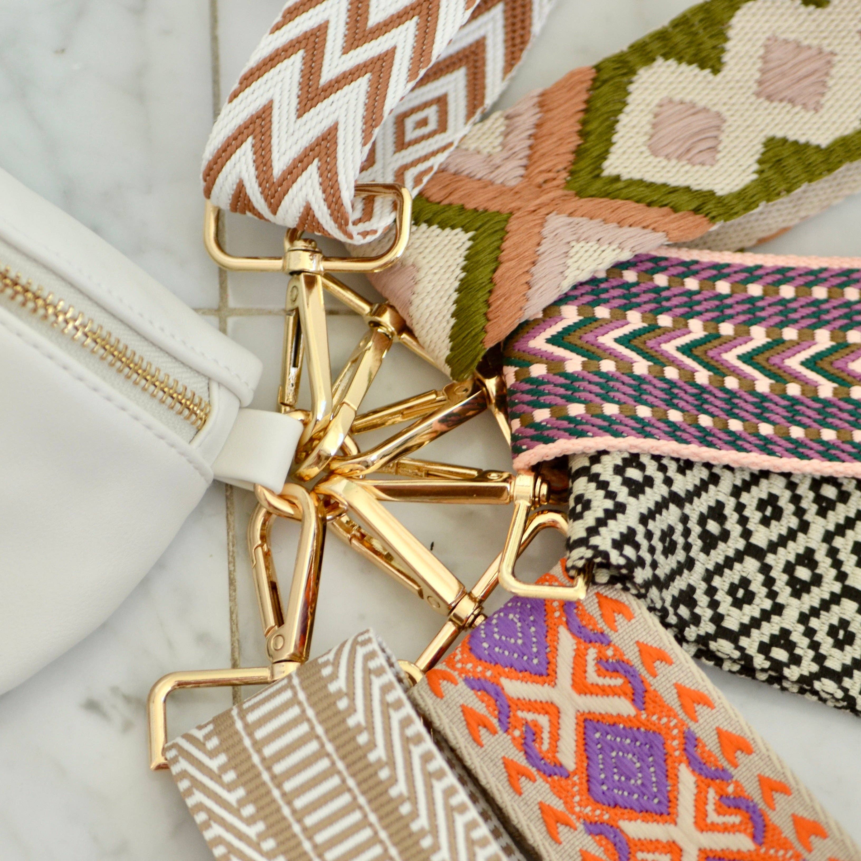 Justine Brooks Design - Wholesale Crossbody Bag - Women's - Crossbody handbag tan leather purse bum bag12