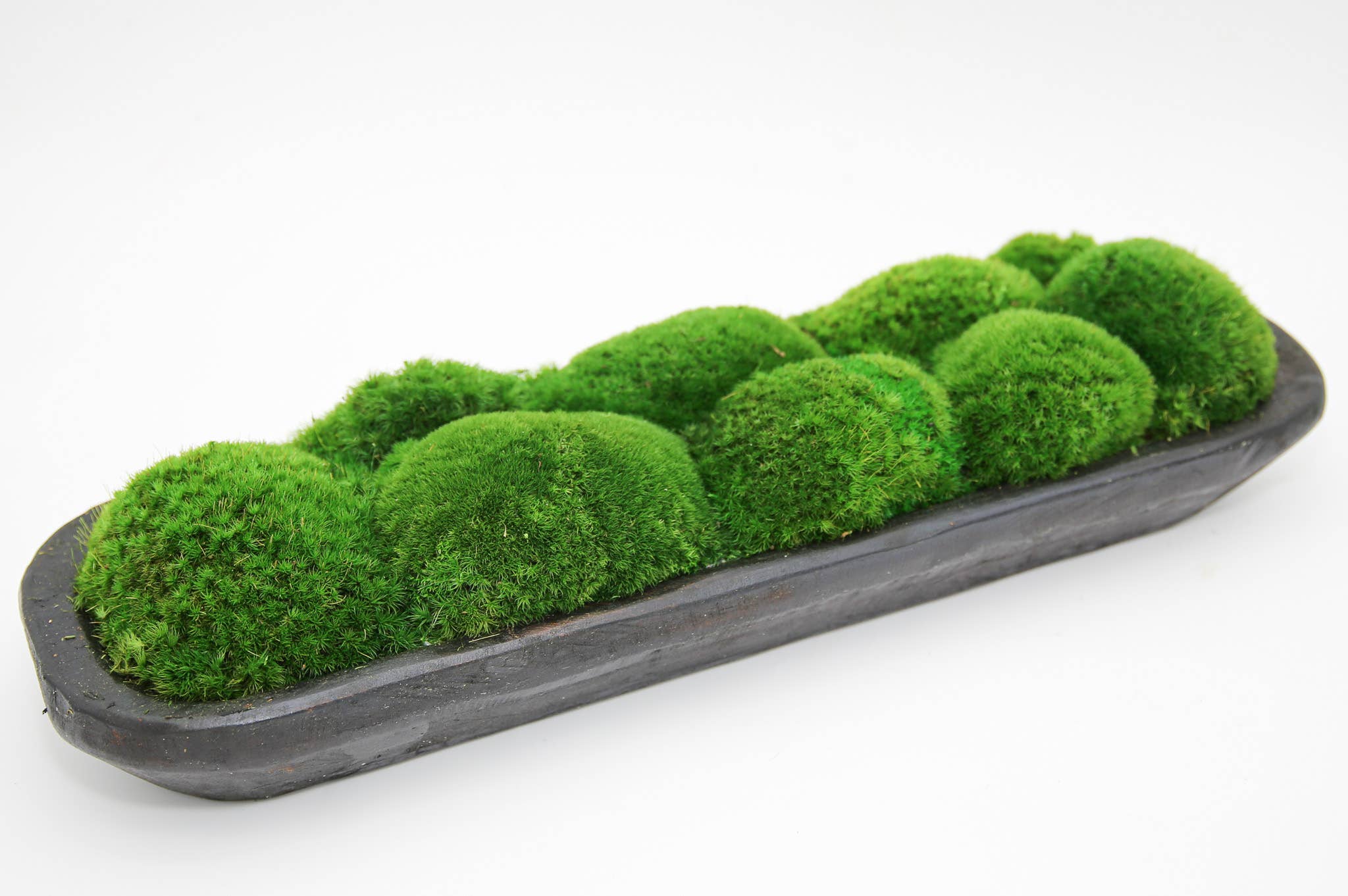 Forever Green Art - Wholesale Decorative Plate/Dish/Bowl - Preserved Mood Moss in Small Bread Bowl1