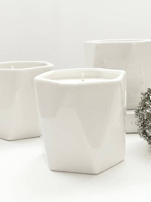 Velas brancas clássicas por atacado de Lily Bella Home Fragrance