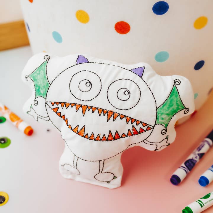 Tiny Owls Gift Co. - Wholesale Coloring Book - Kids & Baby - Furry Monster Coloring Buddy Activity For Kids