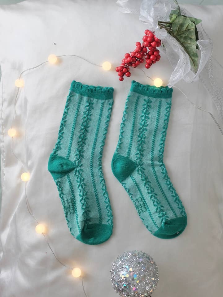 Curly Fries Closet - Wholesale Socks – Women's - Christmas Cozies (3 colors)