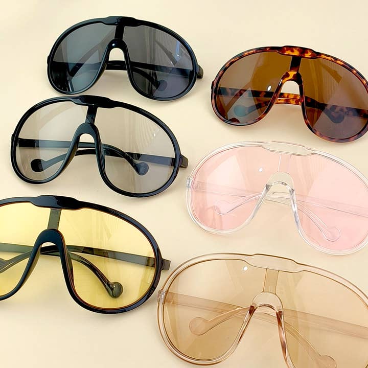 ACCITY - Wholesale Sunglasses - Women's - OVERSIZED FRAME ONE-PIECE SUNGLASSES UNISEX_CWASG0282