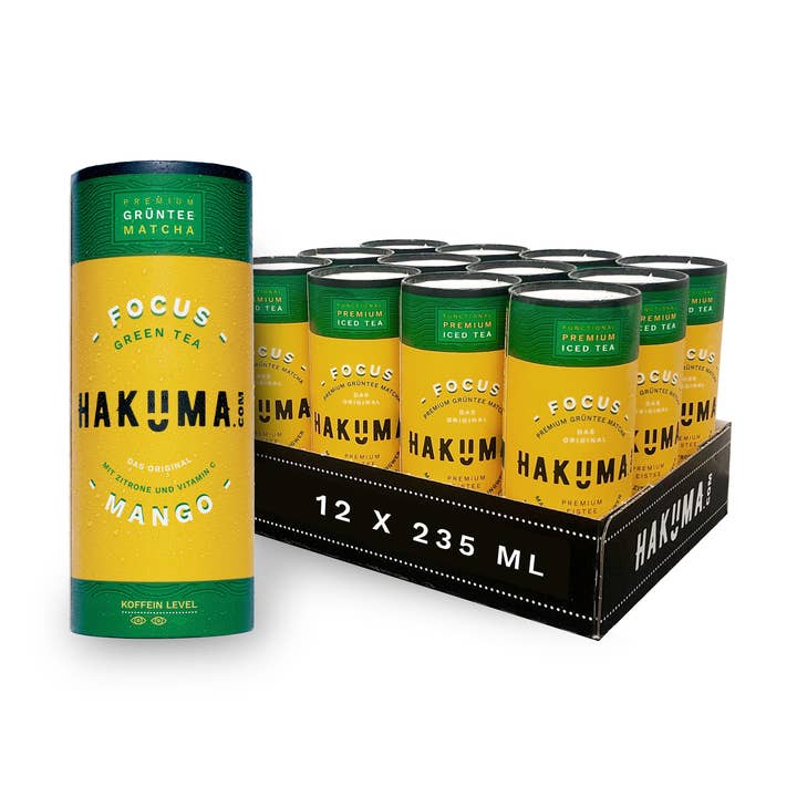Hakuma - Wholesale Health/Detox Tea - Hakuma Focus Green Matcha 235 ml0