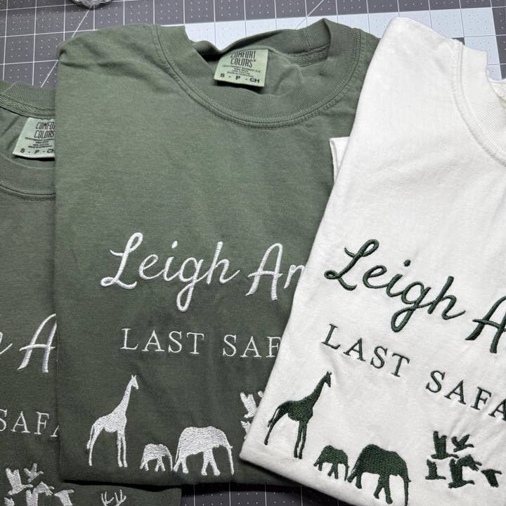 ART OF DOTS - Wholesale T-shirt – women's - Custom Embroidered Comfort Colors T-shirt with Logo3