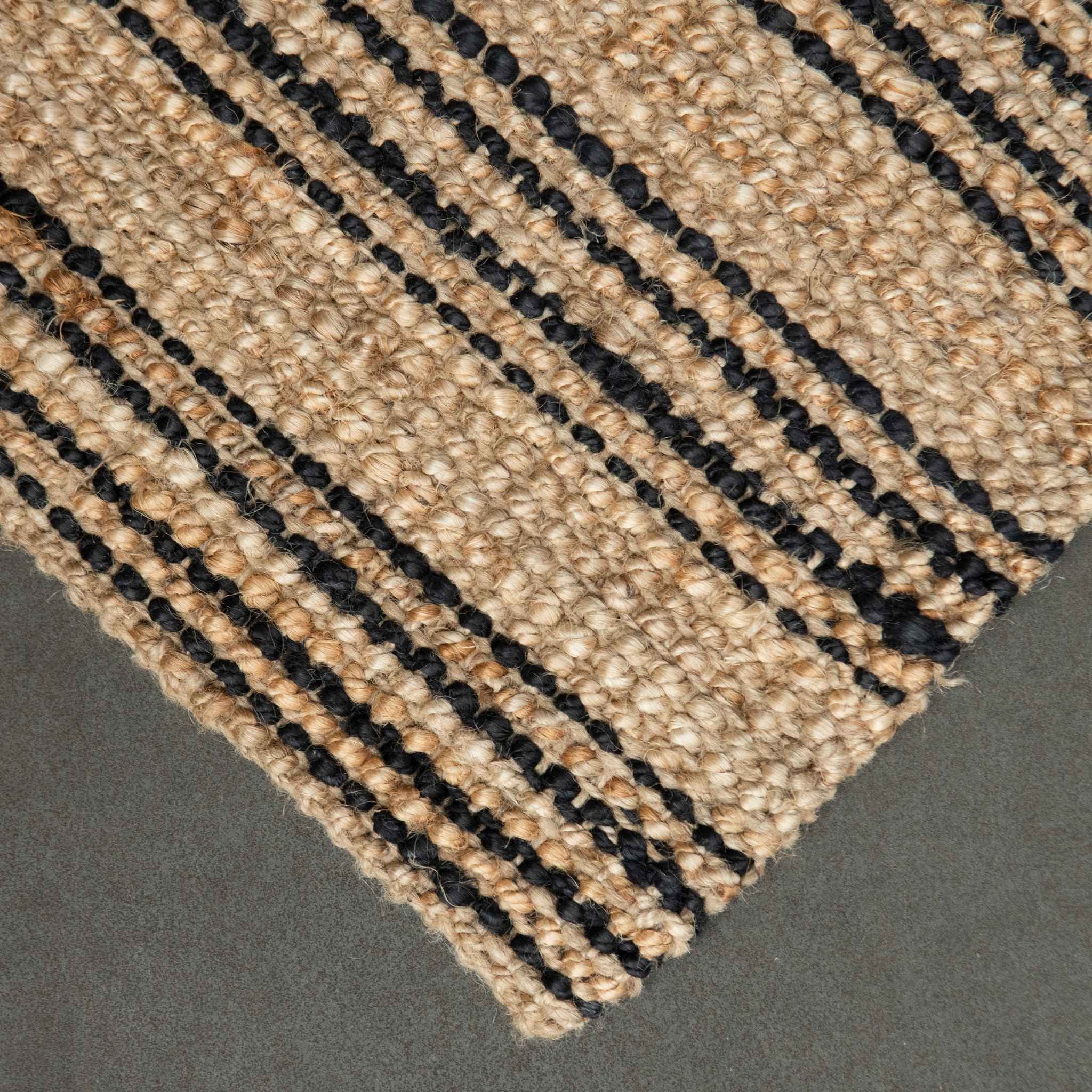 North Avalon - Wholesale Area Rug - Smith | Stripe Chunky Jute Bouclé Rug8