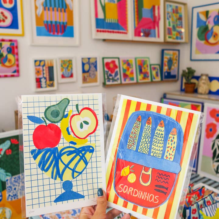 Teresa Rego - Wholesale Art Print - Risoprint Sardinhas3