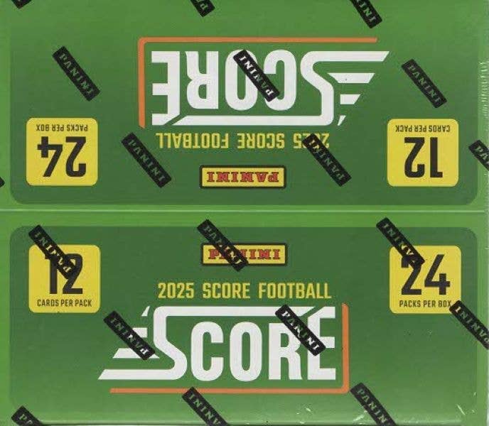 Wildwood Enterprises LLC – Großhandel Kartenspiele – 2025 Panini SCORE NFL Football 24er Einzelhandels-Displaybox1