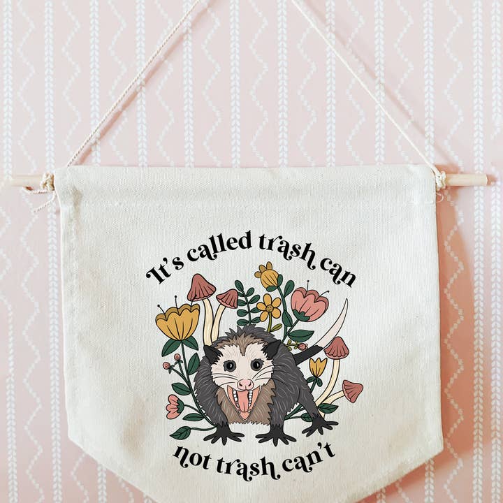 Possum Wall Art, Canvas Banner, Wall Decor, Opossum for wholesale by Remember November, Inc