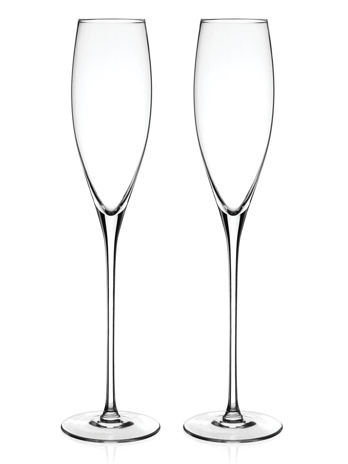 DIAMANTE – wholesale Champagne flute – Two Elegance Champagne Flute Glasses1