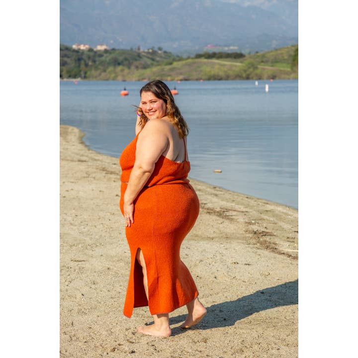 Ember & Sky Til Dusk Knitted Midi Skirt for wholesale by Bag It Up Boutique