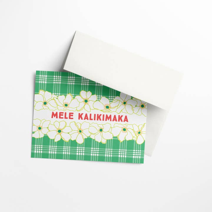 Nico Made by Nicole Ferrara - Wholesale Christmas Card - Holiday - Mele Kalikimaka Palaka1