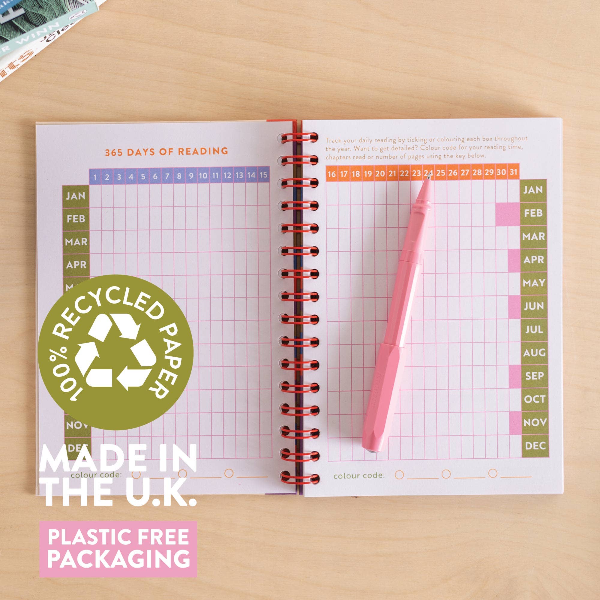 Good Tuesday - Wholesale Journal/Diary - Reading Journal A5 | Hardback | More Books5