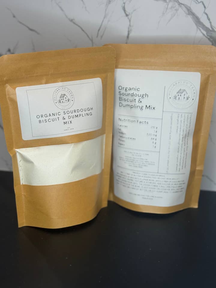 Organic Sourdough Biscuit & Dumpling Mix for wholesale by Hullabaloo Farms