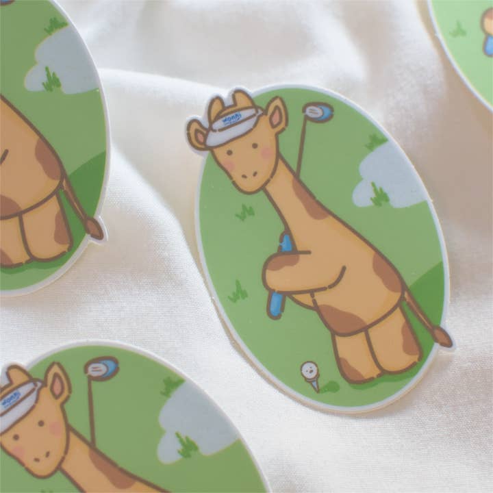Golfer Noodle Sticker for wholesale by Wonki Studios