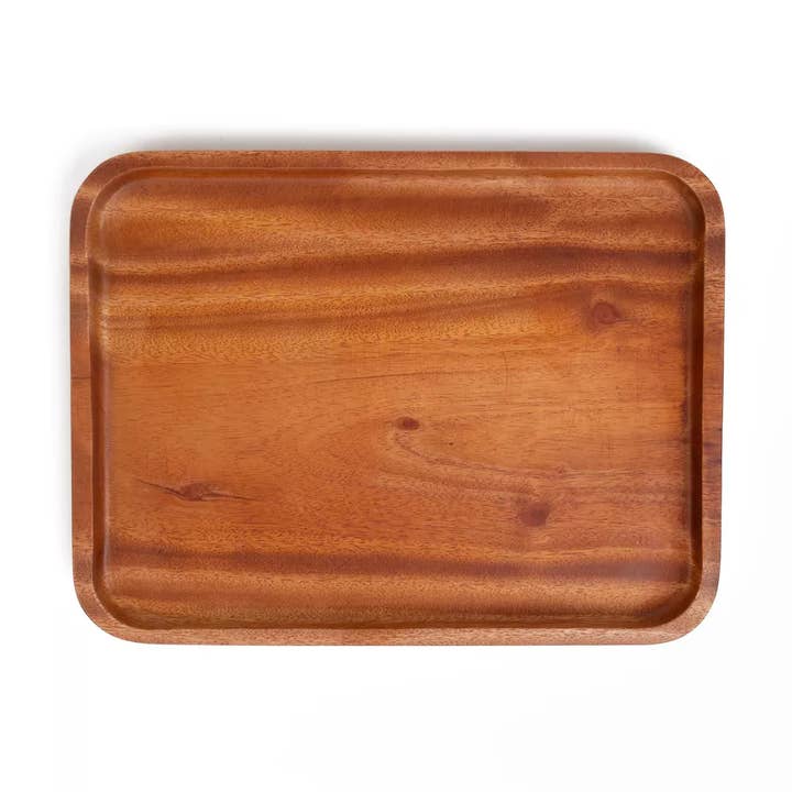 Khaya Wood - Appetizer Tray - Eco-friendly - Hand made for wholesale by Khaya Woodware
