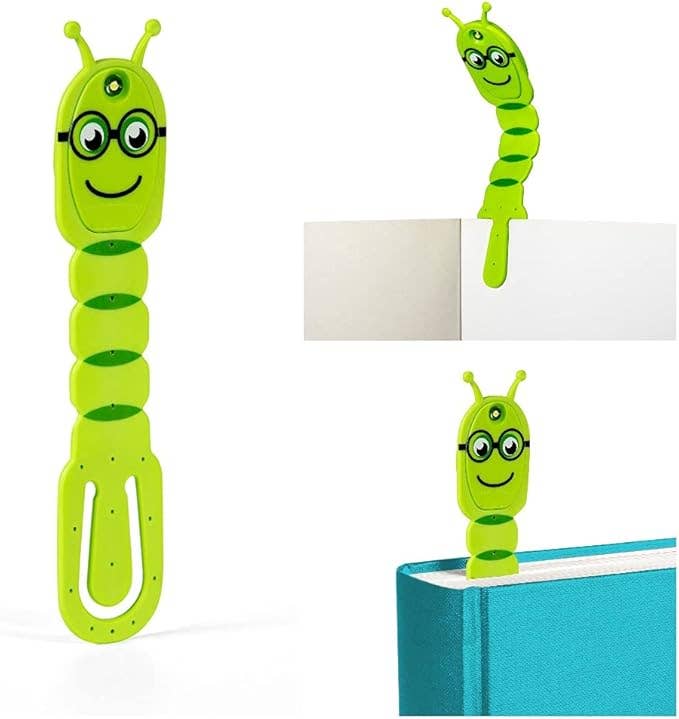 Texas Bookman – wholesale Booklight – Flexilight Bookworm Green1