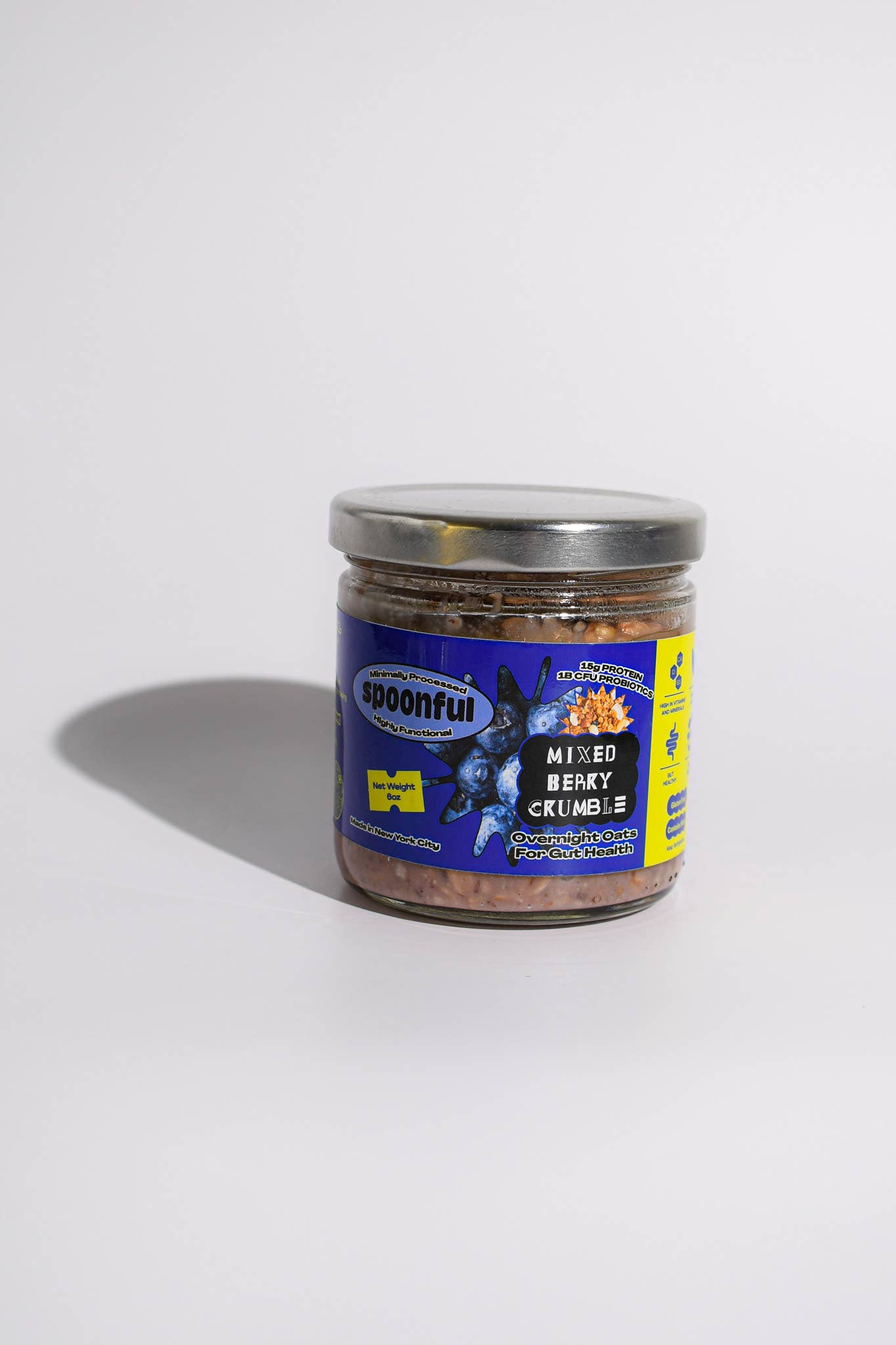 Spoonful - Wholesale Oats - Ready to Eat Protein Oatmeal, Mixed Berry Crumble3