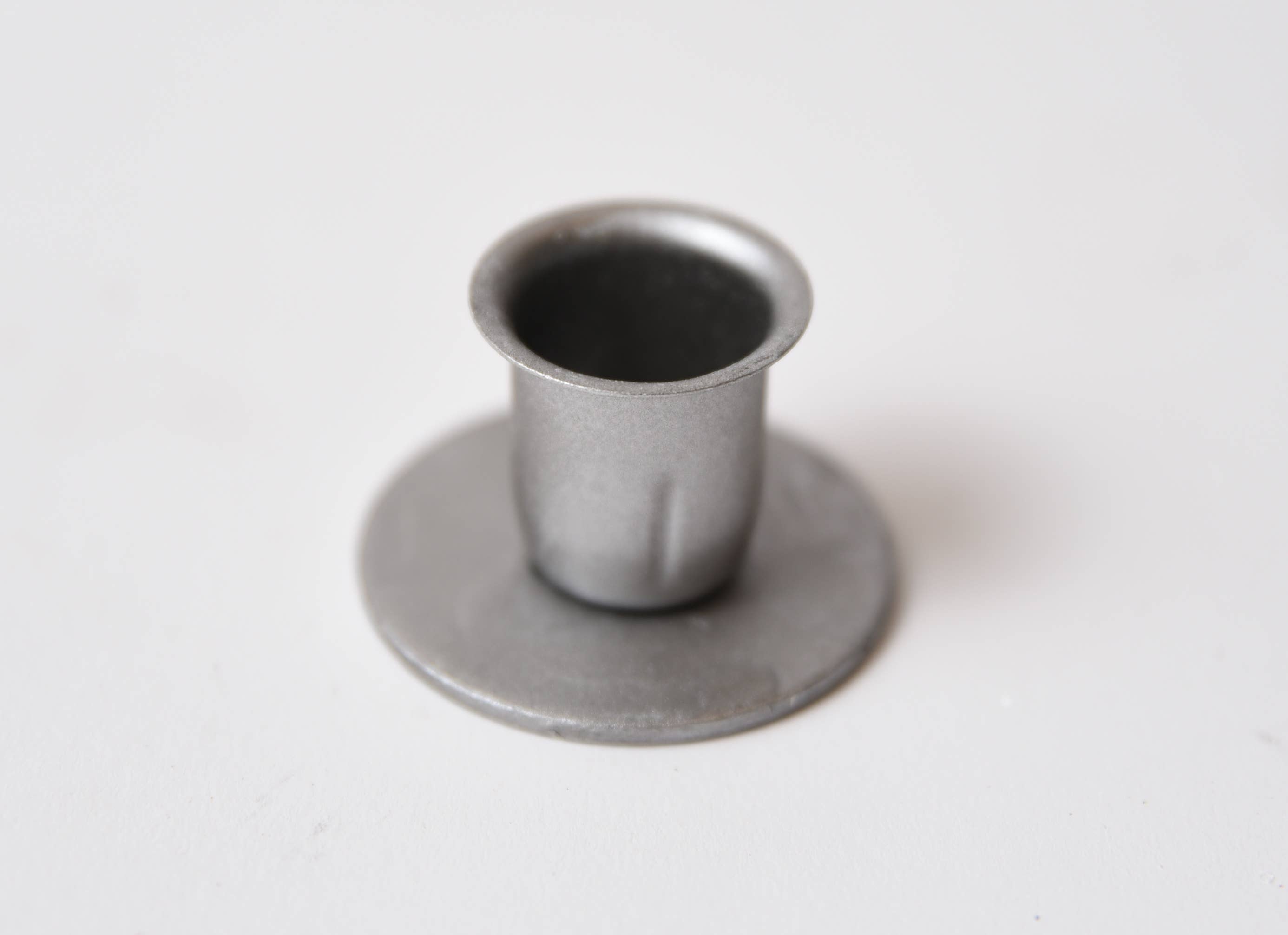 LMS Wholesale - Wholesale Candle Holder - Silver Iron Round Taper Holder