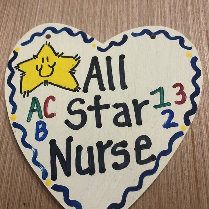 Nurse Teacher Gifts 5011 All Star School Nurse for wholesale by Nannie and B's Crafts