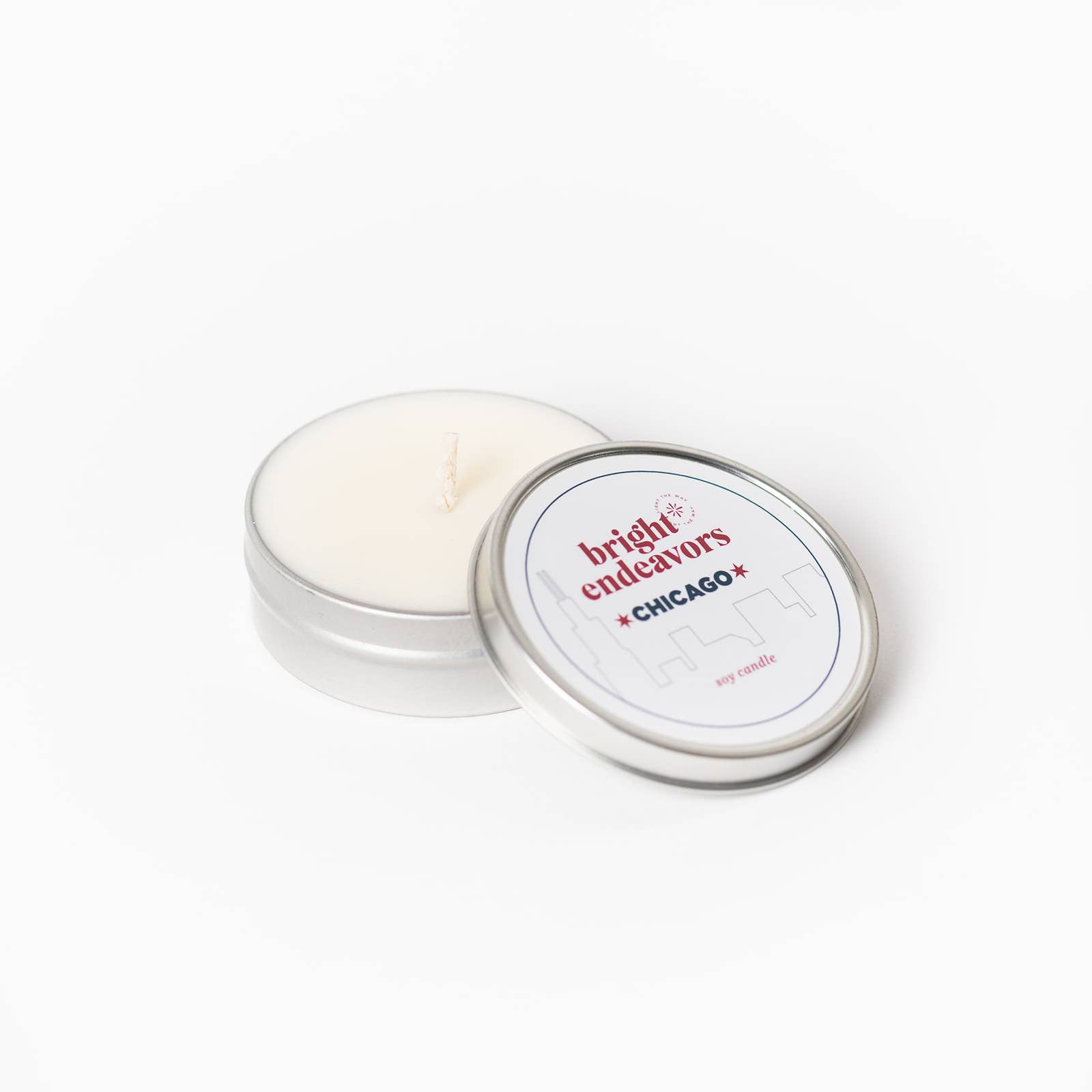 Bright Endeavors - Wholesale Jar/Filled Candle - The Chicago Candle0
