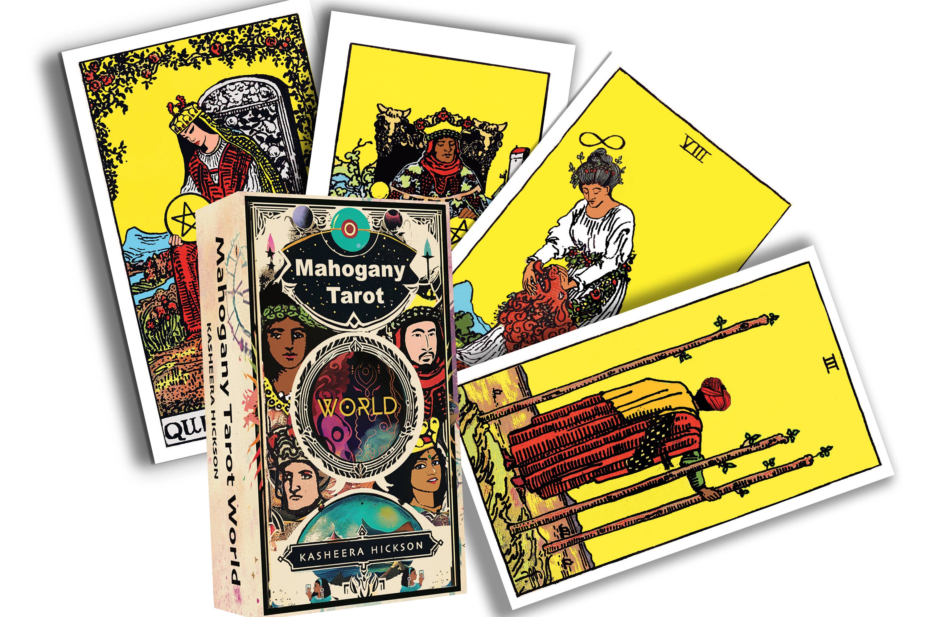 Mahogany Tarot - Vendita all'ingrosso Carta dei tarocchi/oracolo - Mahogany Tarot WORLD EDITION | Mazzo di tarocchi classico2