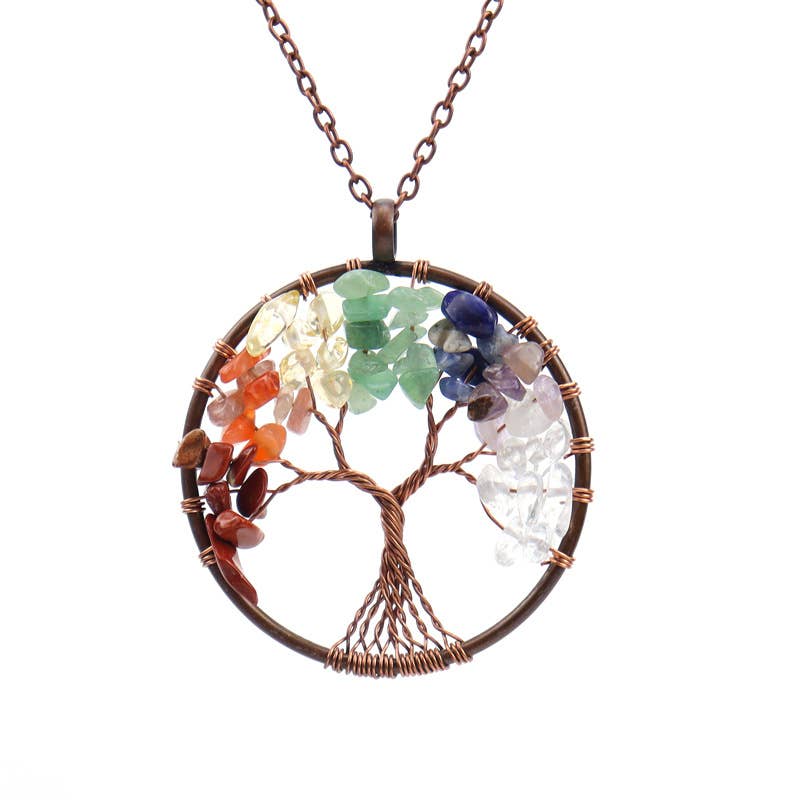 Gypsy Soul - Wholesale Pendant/Charm Necklace - Spirit Tree Bronze Necklace - 12 necklaces9