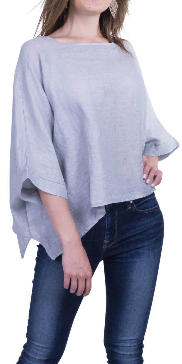 Gigi Moda - Wholesale Blouse - Women's - Linen Kaftan Blouse22