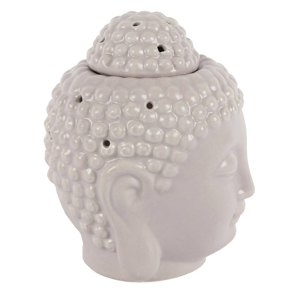 Something Different Wholesale - Wholesale Wax Warmer - Small Grey Buddha Head Oil Burner and Wax Warmer3