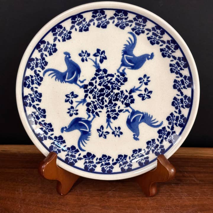 Piatto, Pane - Zaklady - Gallo Blu per la vendita all'ingrosso da parte di Music City Polish Pottery