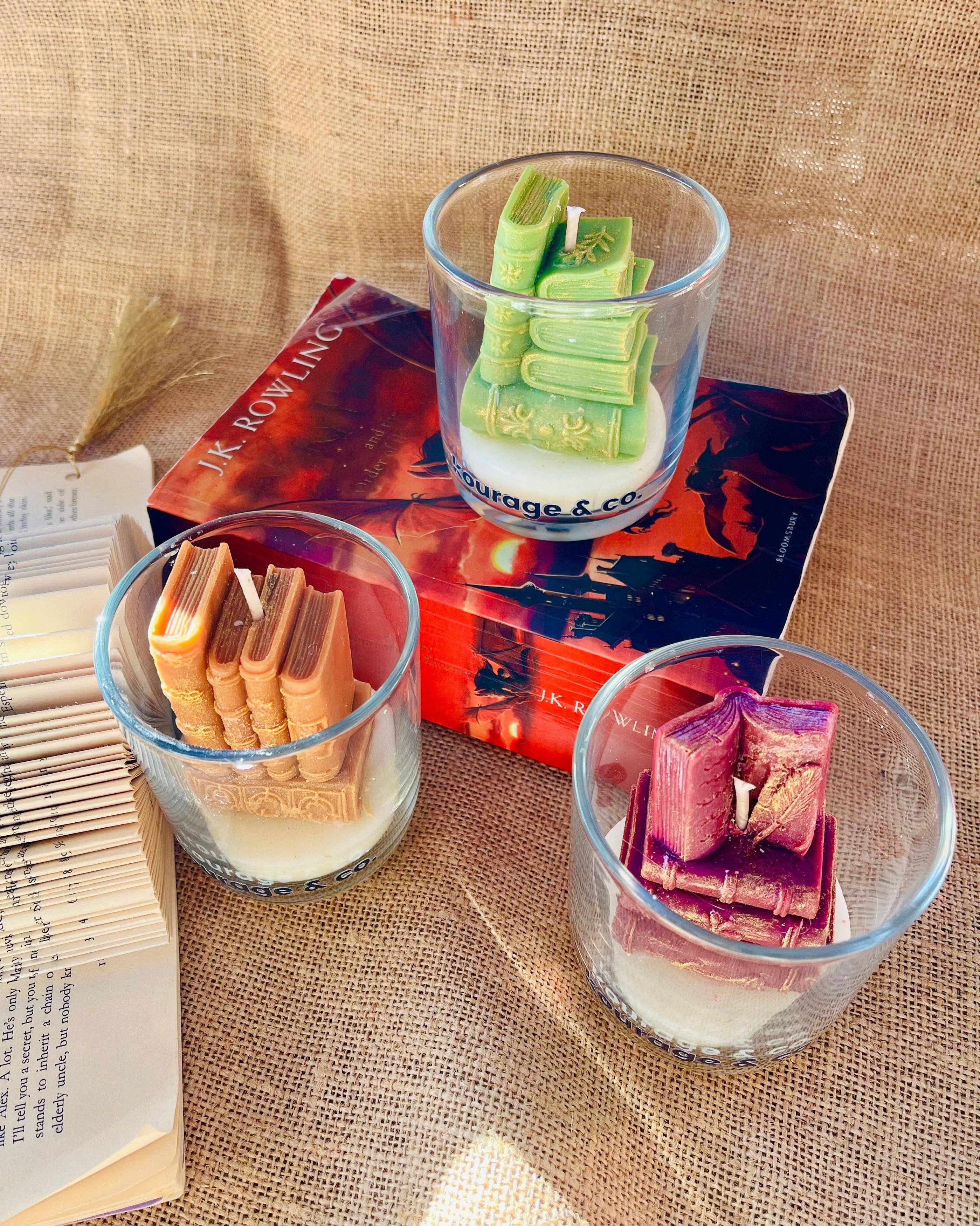 Kourage & co - Wholesale Novelty candle - Tales in Wax – Book Lover Candle12