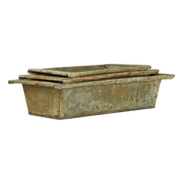 Blue Ocean Traders - Wholesale Decorative Tabletop Object - Zinc Trough S/3