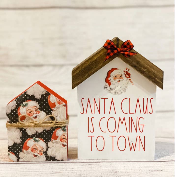 Santa House Set for wholesale by Crafted Hive Culture