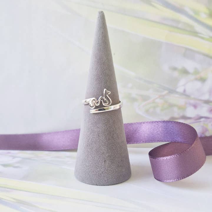 Glenna Nessie Adjustable Ring for wholesale by Glenna Studios