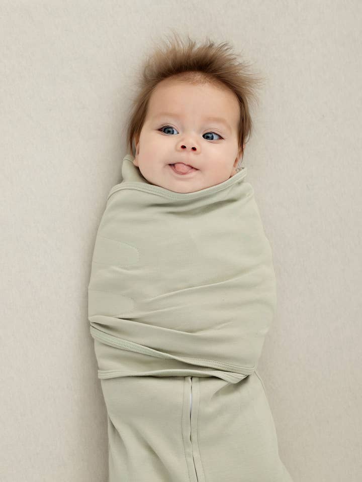 Doppio Sogno Swaddle — Design a doppia ala — Salvia del Deserto per la vendita all'ingrosso da parte di LullaBaby