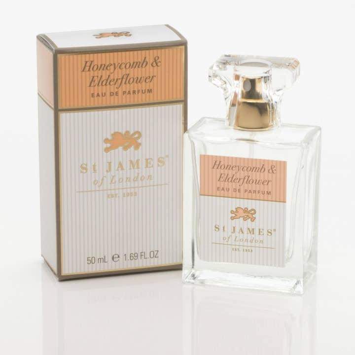 Honeycomb & Elderflower Parfum 50ml for wholesale by St James of London