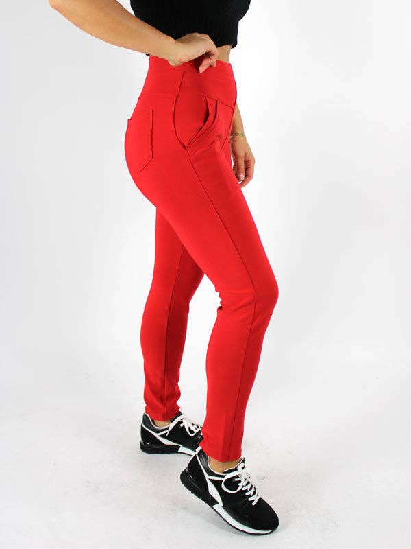 Tregging Romy Rosso per la vendita all'ingrosso da parte di Comfy Musthaves