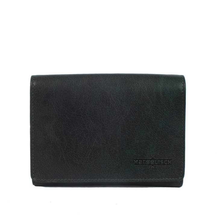 RFID wallet Berlin 2 steel blue for wholesale by Margelisch