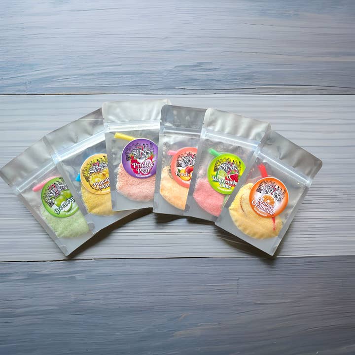 Mélange à cocktail 7Sins Party en sachet (paquet de 12) pour la vente par 7 Sins Mixes