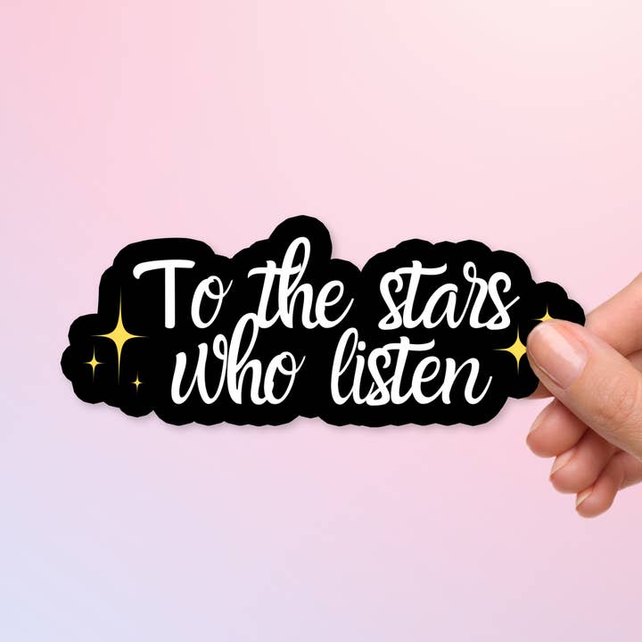 Bookish Queen - Vente Autocollant - Autocollants ACOTAR Feysand - Aux étoiles qui écoutent (Officiellement licencié)0