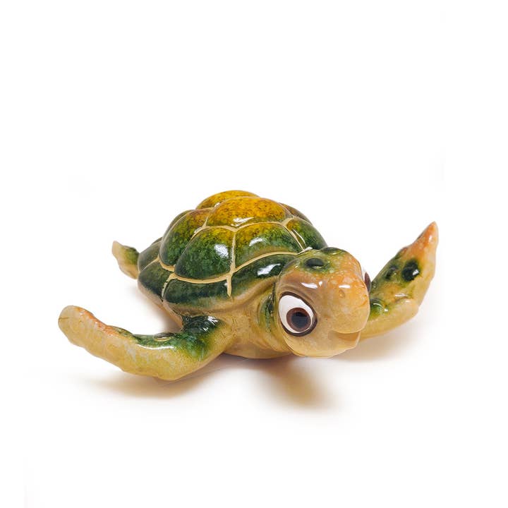 Cartoon Turtle--Green 4" for wholesale by Sea Creations