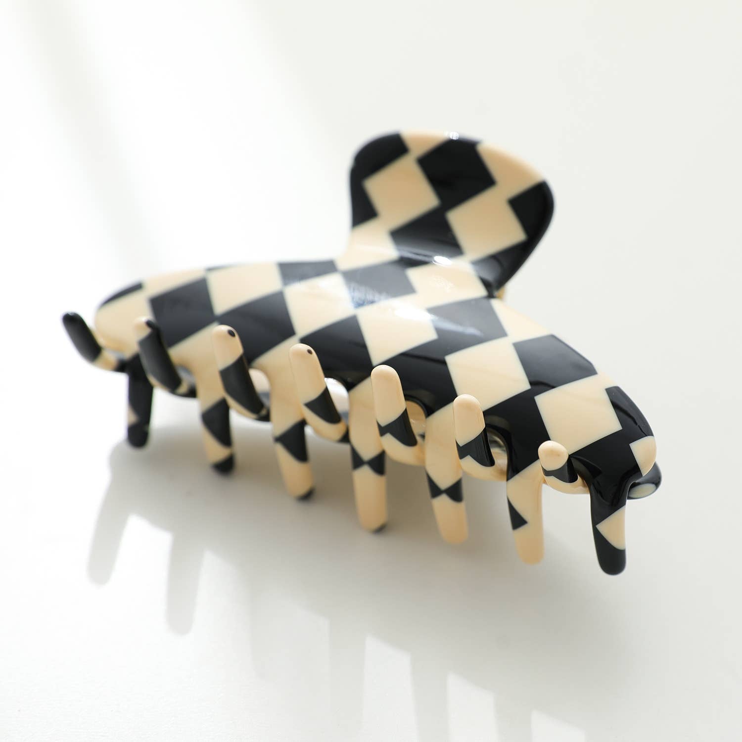 Adorro - Wholesale Hair Clip - Women's - Checkmate S/M - Assorted Claw Clips4