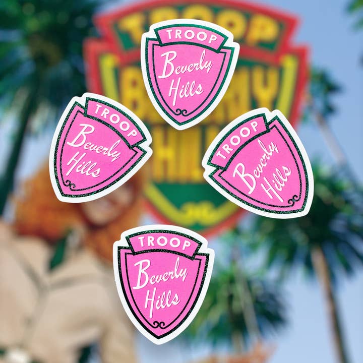 Troop Beverly Hills Sticker for wholesale by Shop Charlie Girl