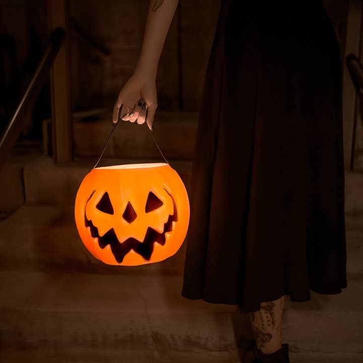 Lively Ghosts - Vendita all'ingrosso Secchi/Secchielli - Secchio per zucca Orange Haunted Hallows8
