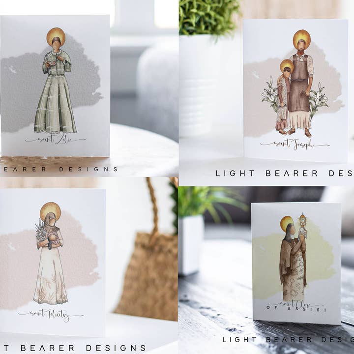 Light Bearer Designs - Wholesale Everyday Greeting Card - Catholic Saint Greeting Cards6