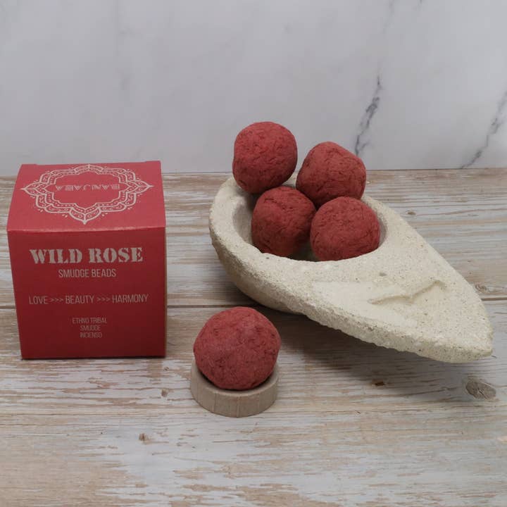 Wild Rose Smudge Beads by Banjara for wholesale by WONDER IMPORTS AUSTRALIA