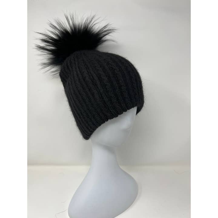 FanakoStudioNYC - Wholesale Beanie - Women's - New, Angora Rabbit Fur And Cashmere Beanie. Winter Beanies Hat For Women.christmas Gift4