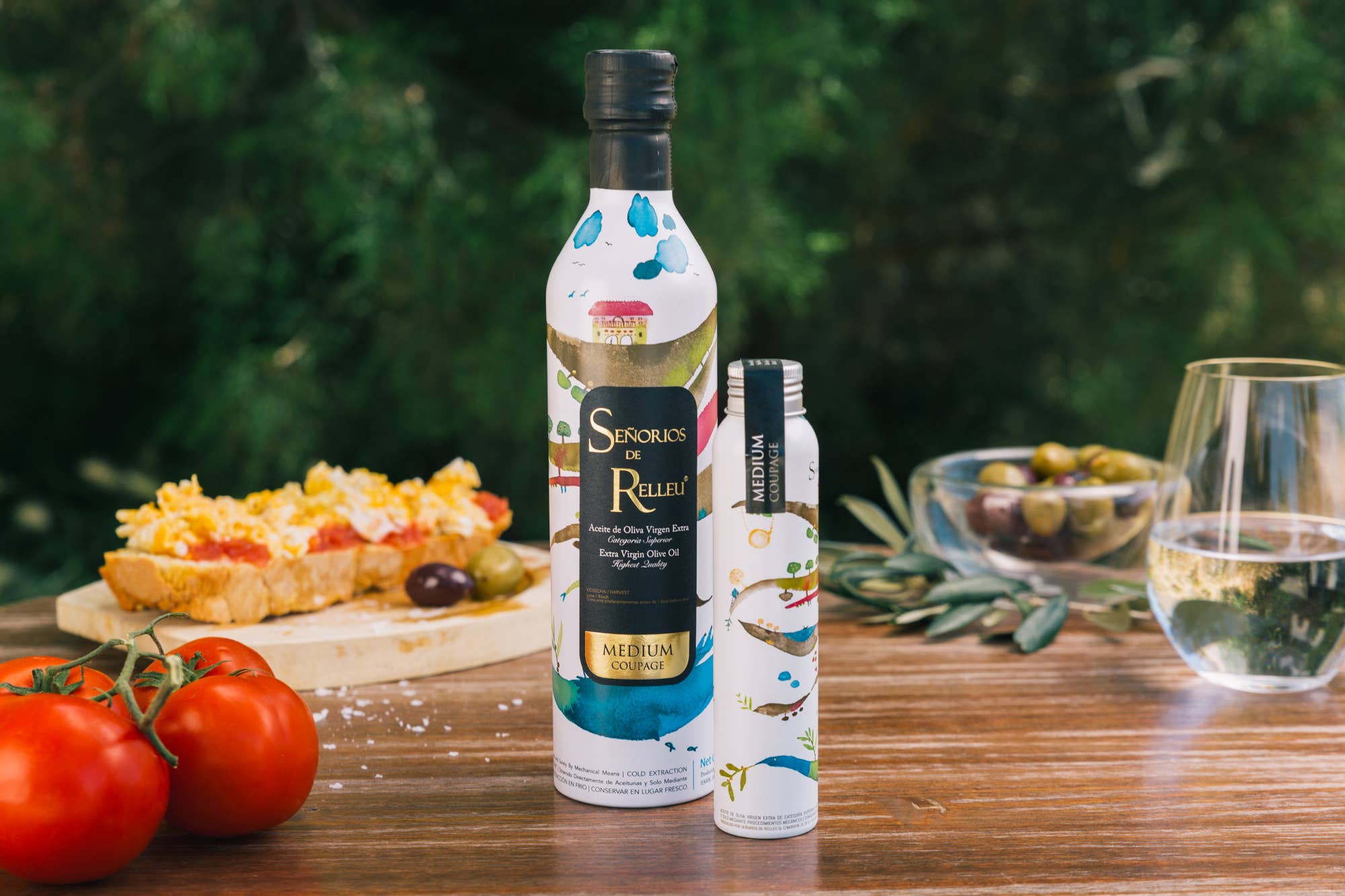 Señorios de Relleu SL – Engroshandel Olivenolie – Ekstra jomfru olivenolie 100 ml aluminium flaske MEDIUM3